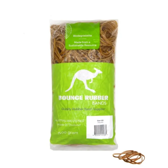 Sustainable Rubber Bands Size 30 500 gram Bag (50mmLx3mmW)