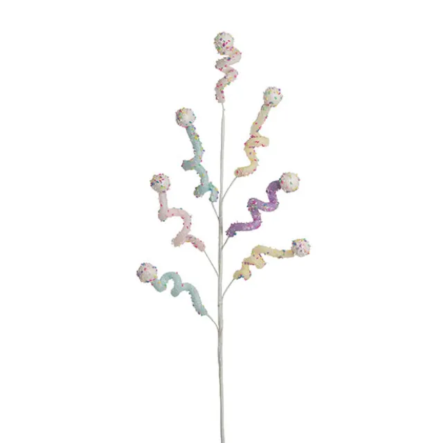 Swirly Donut Spray w Sprinkles Multi (70cmH)