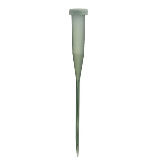 Orchid Vials Large With Stem & Cap Pack 10 Green (15cm)