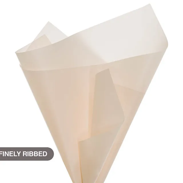 Tallow Paper Ribbed 80 micron Blush Pack 50 (50x70cm)