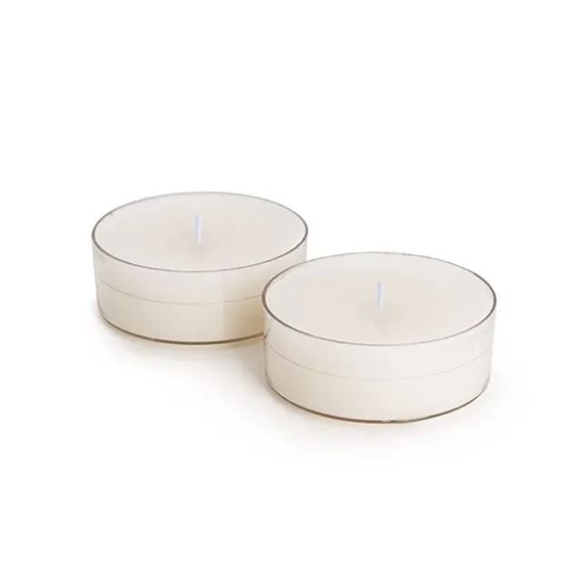 Tealight Candle Extra Large Pack 2 White (5.8Dx2.3cmH)