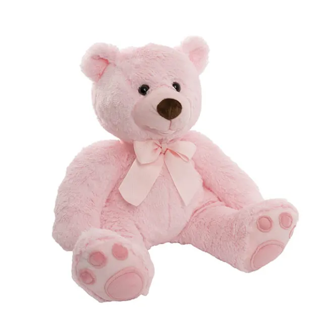 Teddy Bear Mojo Plush Soft Toy Pink (40cmHT)
