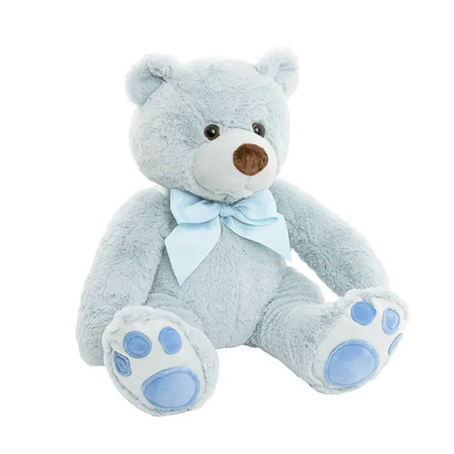 Teddy Bear Mojo Plush Soft Toy Blue (40cmHT)