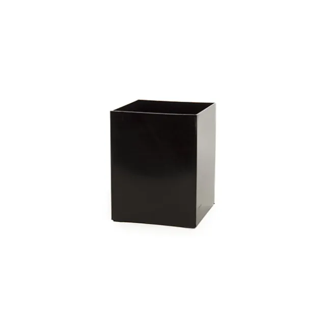 Pencil Vase Square (10x10x13.5cmH) Single Black