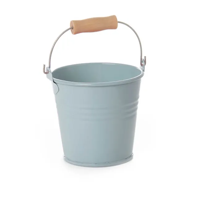 Tin Bucket Bambino Baby Blue (8Dx7cmH)