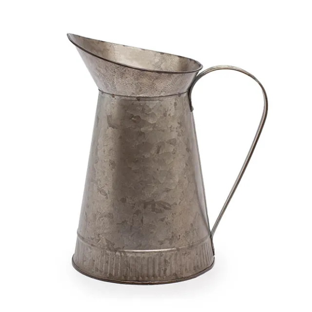 Tin Logan Rustic Metal Water Pitcher Copper (12Dx22cmH)