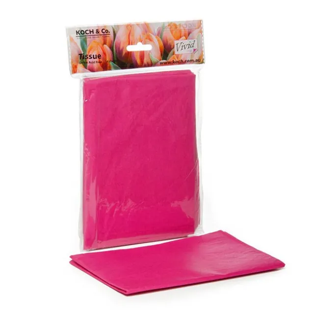Tissue Paper Mini Pack 24 Acid Free 17gsm Cerise (50x75cm)