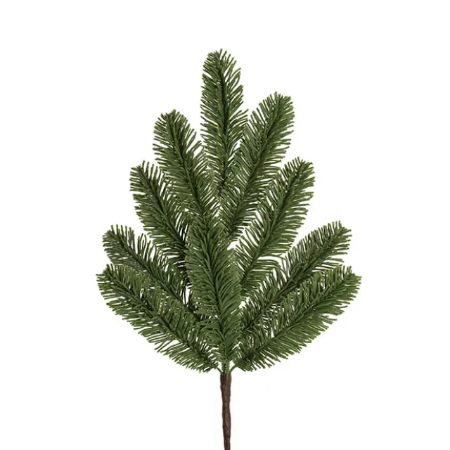 Traditional Real Touch Pine Spray Green (50cmH)