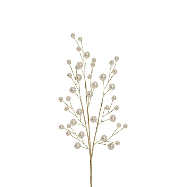 Ivory Pearl Pick Gold (31cmH)