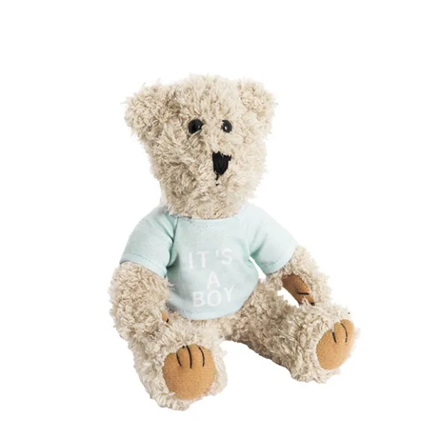 Teddy Bear Message Its a Boy Blue T Shirt (20cmHT)