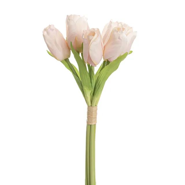 Dutch Tulip Bouquet x 7 Ice Pink (30cmH)