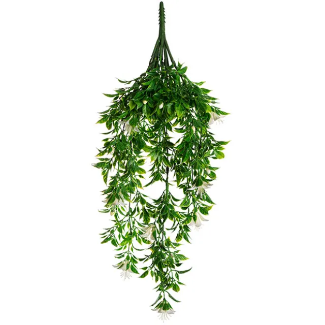 UV Treated Hanging Plant White Azalea Green (54cmH)