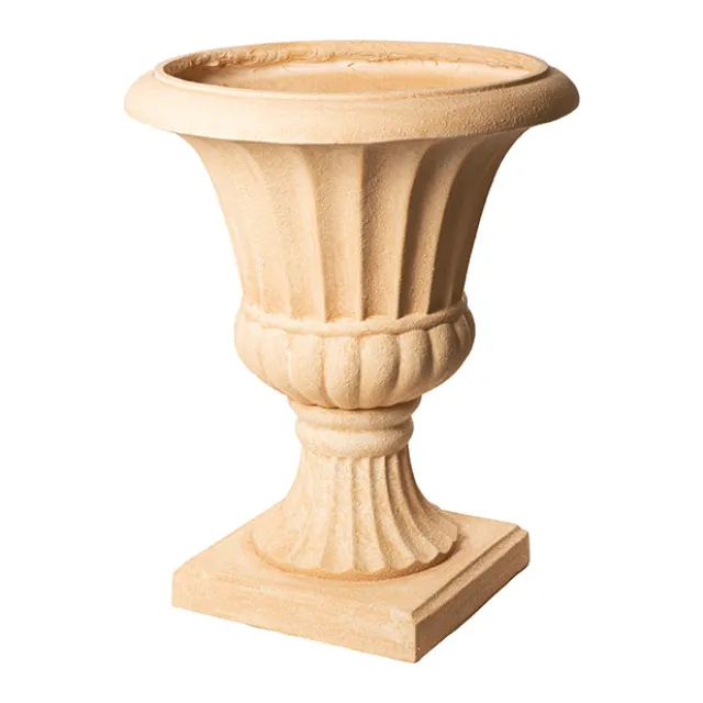 Fibreglass Flute Urn Smooth Ivory (41Dx48cmH)