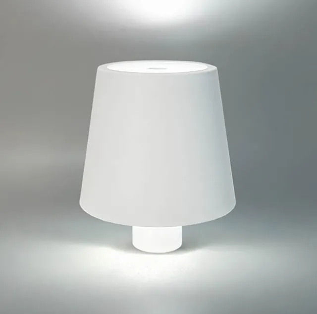 Wireless LED Bottle Lamp White (11x13.5cmH)