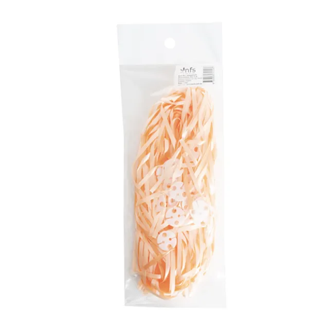 Pre Cut Balloon Ribbon with Clip Pk25 Peach (1.5m)