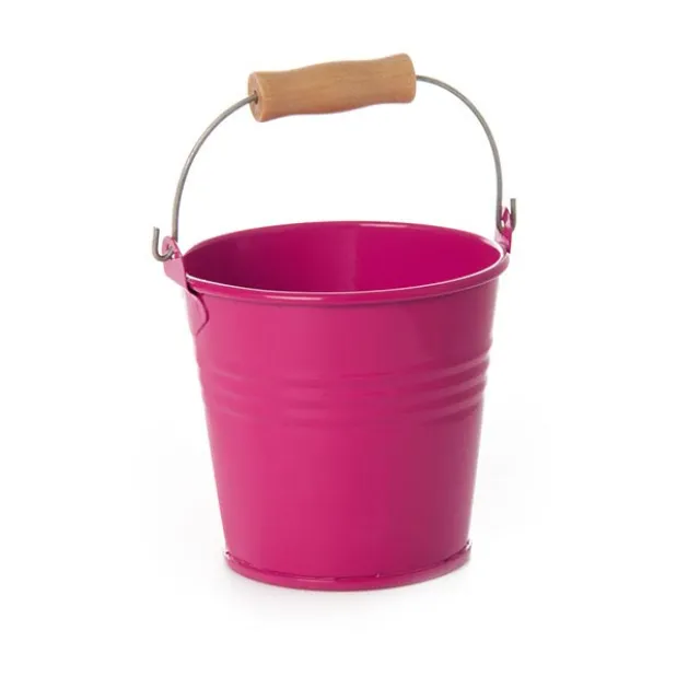 Tin Bucket Bambino Hot Pink (8Dx7cmH)