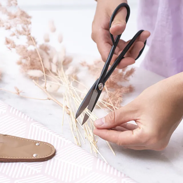 Vintage Bonsai Steel Long Handle Trimming Scissors (205mm)