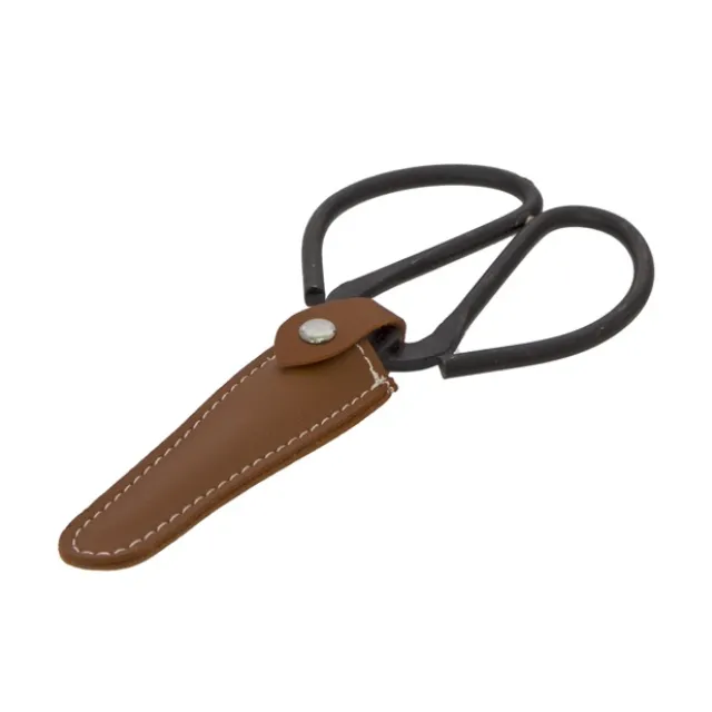 Vintage Florist Scissors Pouch Black (19cm)