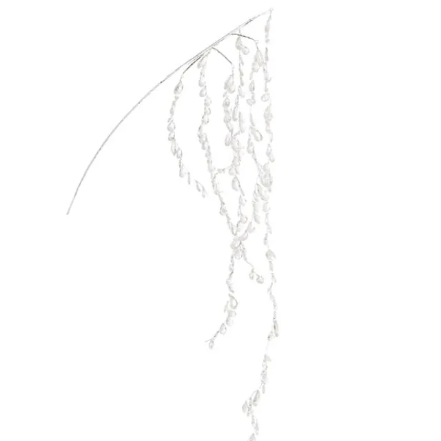 Acrylic Crystal Cascading Spray Silver (100cmH)