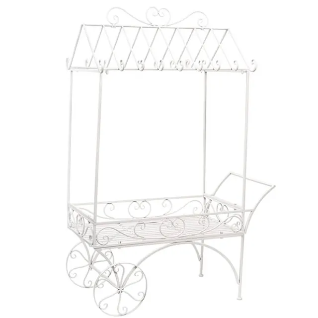 Display Cart White (113cmx56cmx171cmH)