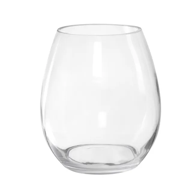 Glass Claire Vase Clear (22Dx26cmH)