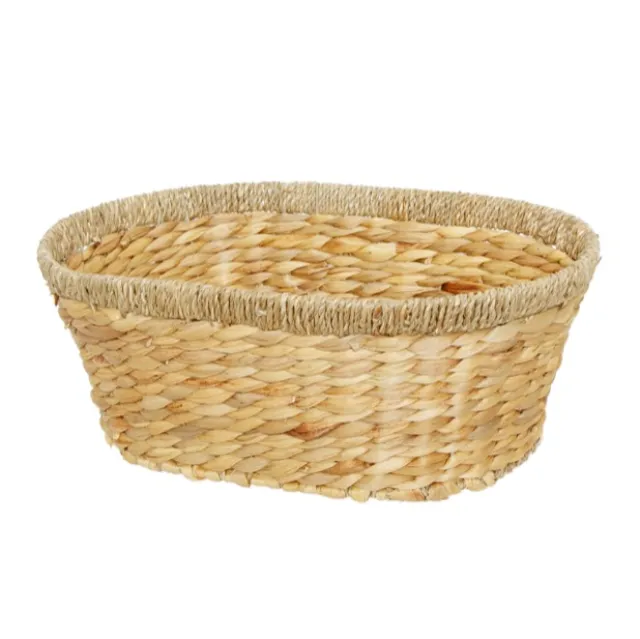 Hyacinth Basket Taper Oval Large (42x32x16cmH) Natural