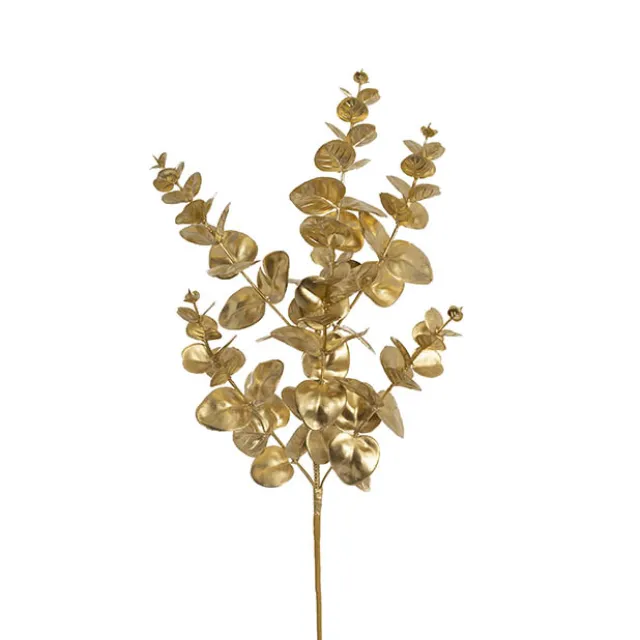 Eucalyptus Leaf Spray Gold (62cmH)