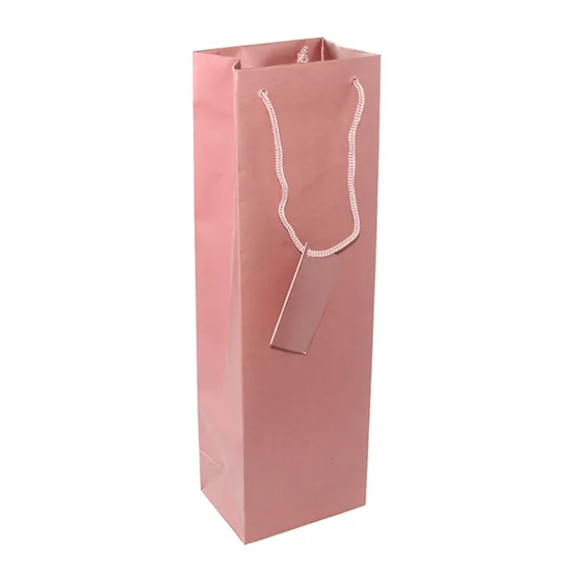 Wine Bottle Bags Single Pack 5 Rose Gold (10.5X9X35cmH)