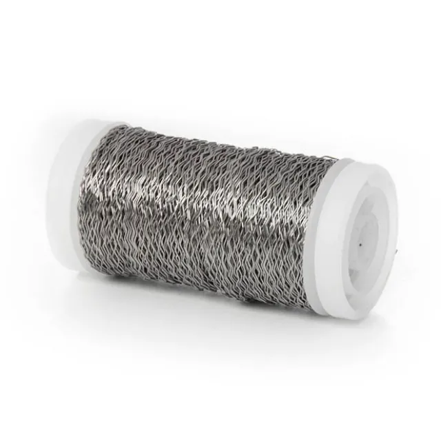 Wire Bouillon Effect 0.35mm 45m 28 gauges Zinc Silver