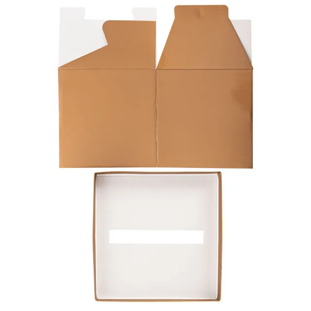 Wishing Well Card Box Flat Pack Gold (305x305x300mmH)