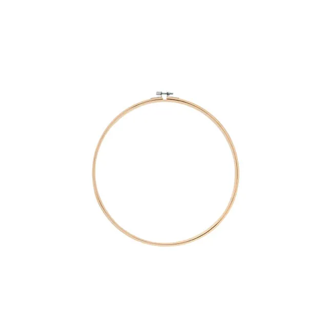 Wood Embroidery Hoop 6" Natural (15cmD)