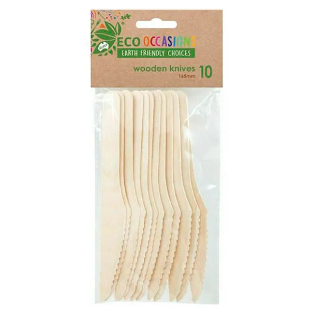 Wooden Knife (16.5cm) Pack 10