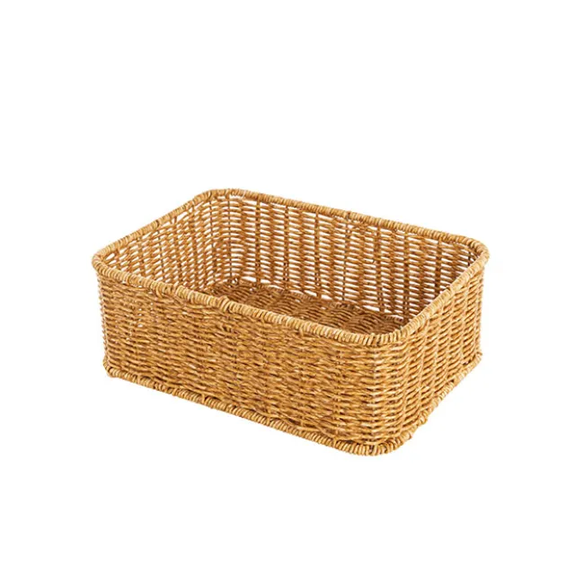 Woven Tray Rectangle Natural (29x20.5x10cmH)