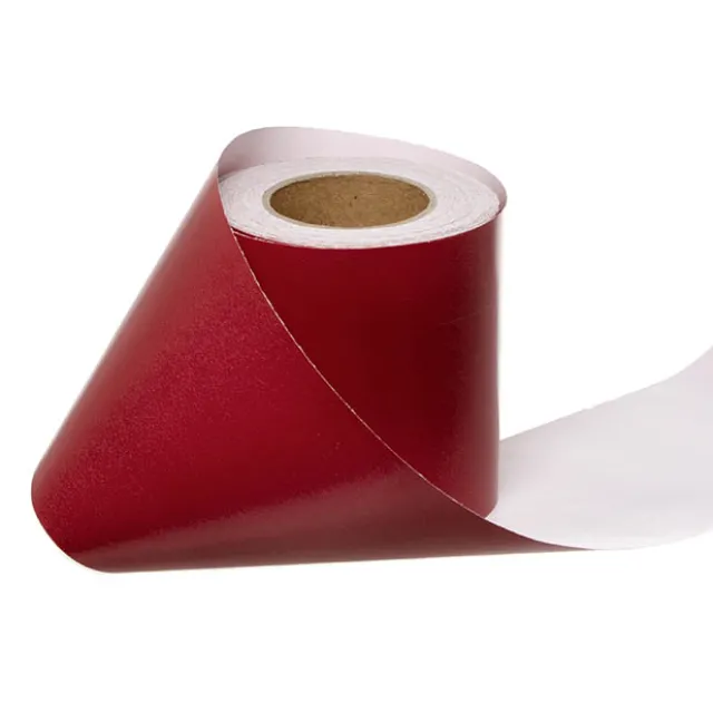 Wrapping Narrow Roll Solid Gloss Blood Red (10cmx25m)