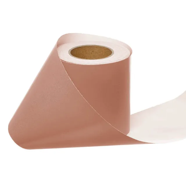 Wrapping Narrow Roll Solid Gloss Dusty Pink (10cmx25m)