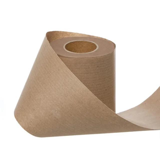 Wrapping Narrow Roll Solid Kraft Brown (10cmx25m)
