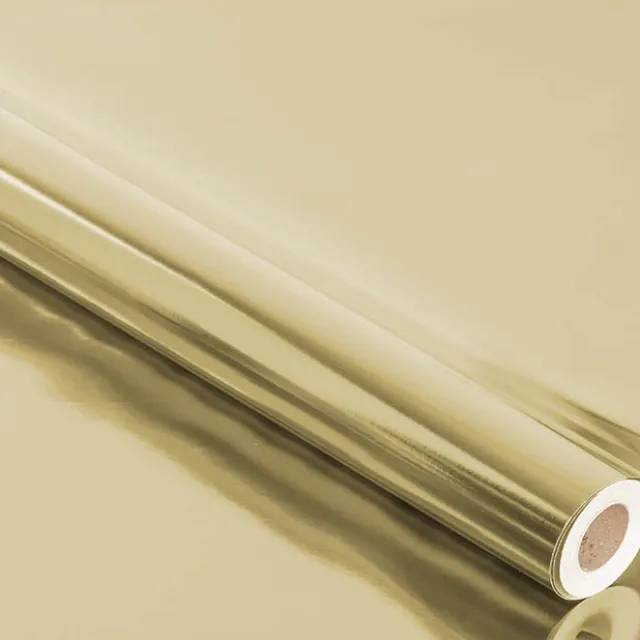 Wrapping Paper Metallic Shimmer Effect Gold (70cmx30m)