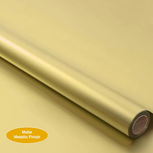 Wrapping Paper Platinum Foil Matte Gold (70cmx20m)