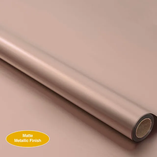 Wrapping Paper Platinum Foil Matte Rose Gold (70cmx20m)