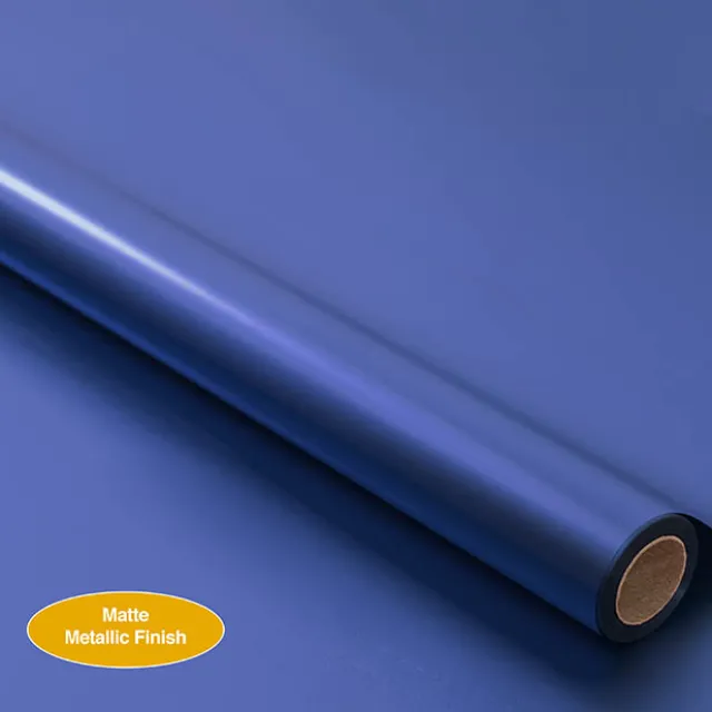 Wrapping Paper Platinum Foil Matte Sapphire (70cmx20m)