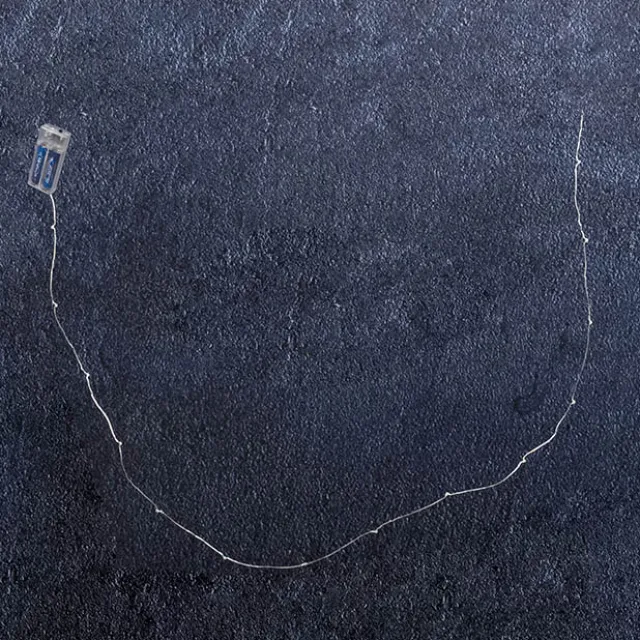 LED Fairy Seed Lights Waterproof 10Lights 1m 2xAA White