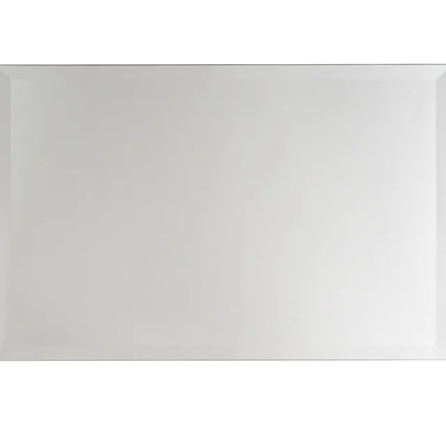 Rectangle Mirror Glass Plate Pack 2 Silver (40.5x30.5cmH)