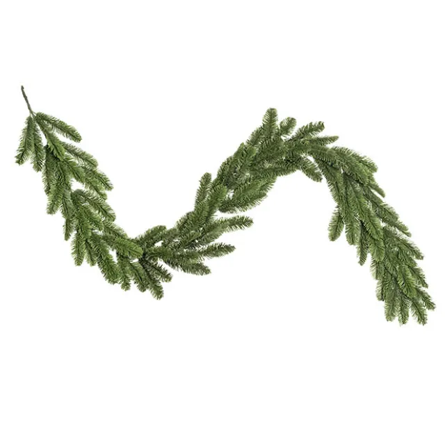 Traditional Real Touch Pine Garland Green (180cmL)
