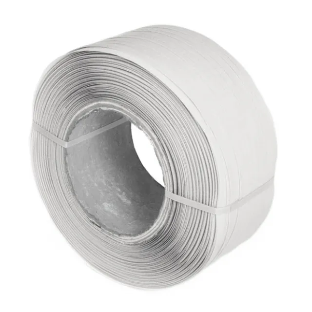 Strapping Machine Plastic Tape White (12mm x 2200m)