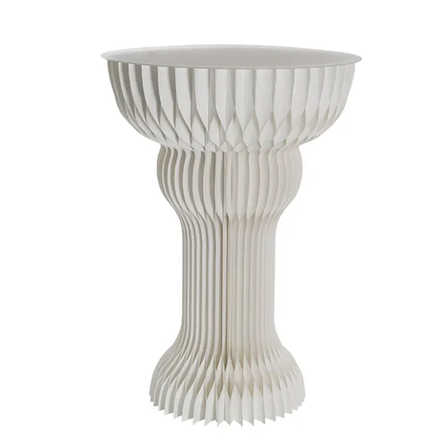 Elegant Foldable Paper Classic Plinth White (65Dx90cmH)