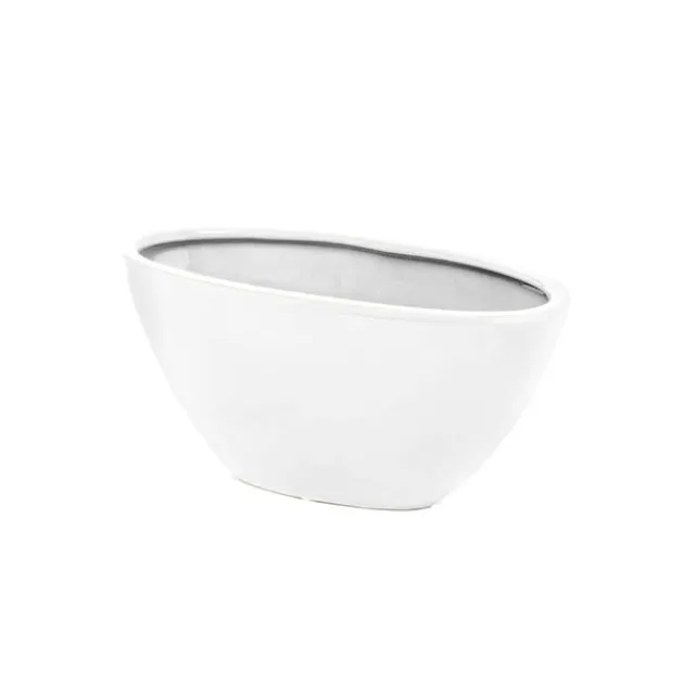 Ceramic Bondi Bowl Ship (26.5x13x13cmH) White