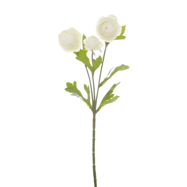 Petite Ranunculus Spray Cream (42cmH)