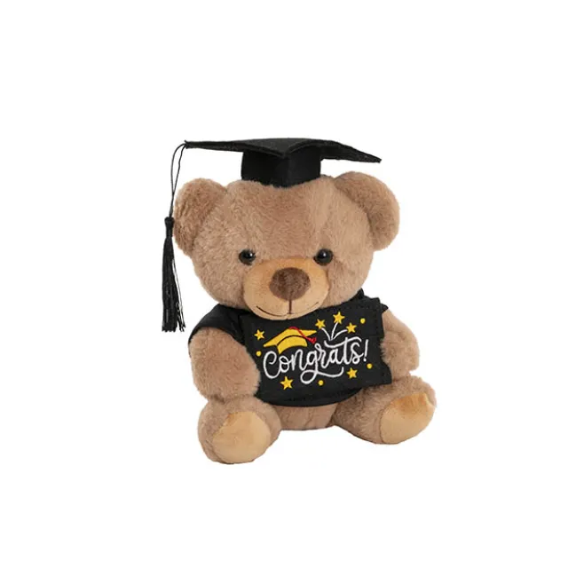 Graduation Teddy Bear Arnold w Congrats Top Brown (20cmST)