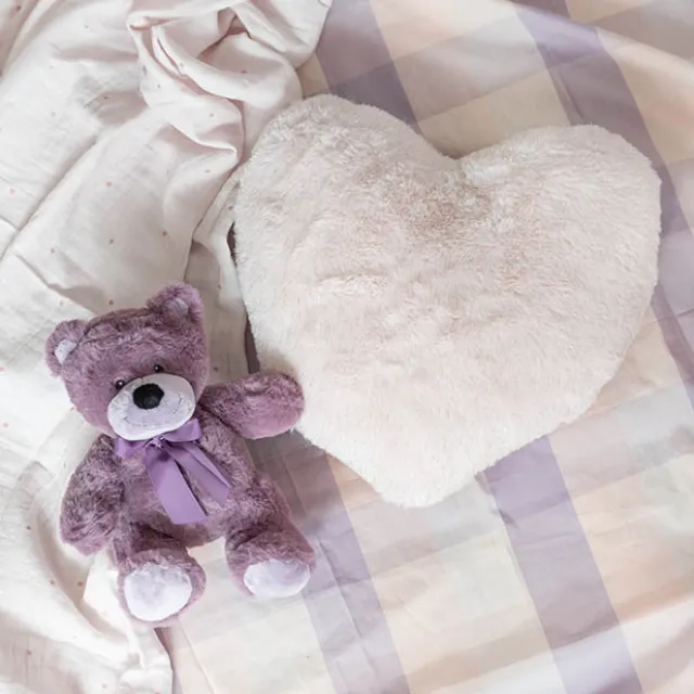 Jelly Bean Teddy Bear Dusty Purple (20cmST)