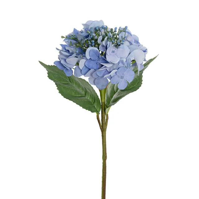Budding Real Touch Hydrangea Stem Majorelle Blue (18Dx70cmH)